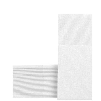 Garson Katlama Cepli Beyaz Airlaid Peçete 33x33 cm – 100 Adet