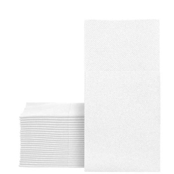 Garson Katlama Cepli Beyaz Airlaid Peçete 33x40 cm – 100 Adet