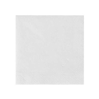 Beyaz Kare Peçete 24x24 cm - 100 Adet