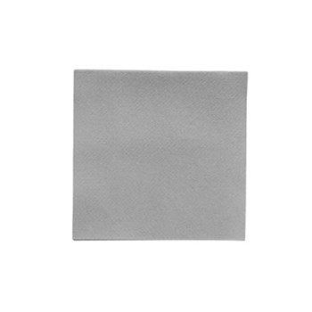 Airlaid Kumaş Dokulu Kare Gümüş Peçete 20x20cm -100 Adet