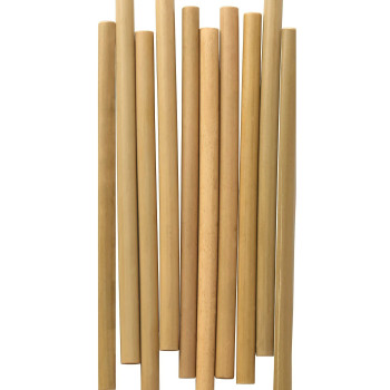 Doğal Sazlık Pipet 20 cm - Çap 7-10 mm - 100 Adet