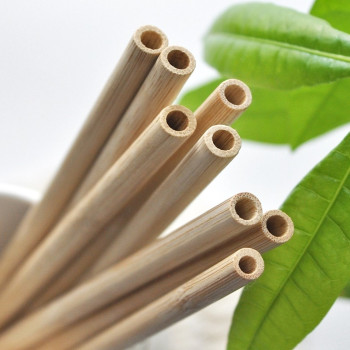 Bambu Pipet 9 mm x 20 cm - 100 Adet