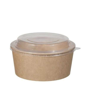 Kraft Karton Salata Kase Kapağı Sıcak 550 ve 750 cc – 100 Adet