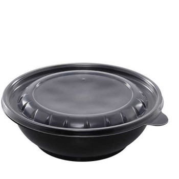 Policap 750 gr Siyah Yemek Kabı (Sıcağa Dayanıklı) – 100 Adet