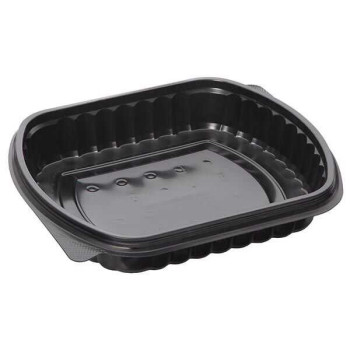 Bölmesiz Kapaklı Gıda Kabı (Sıcağa Dayanıklı) – 100 Adet