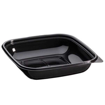 Siyah Kare Salata Kasesi 1000 cc – 50 Adet | Alenked