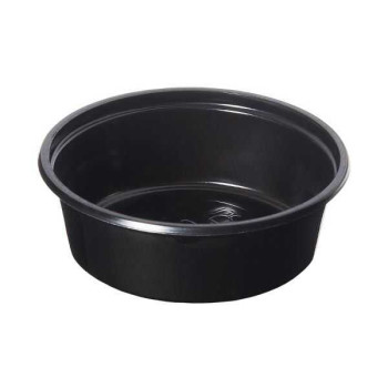Plastik Sos Kabı 50 cc Siyah Sıcağa Dayanıklı (100 Adet)