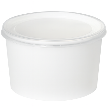 16 oz Beyaz Karton Çorba Kasesi (Kapak Hariç) – 50 Adet