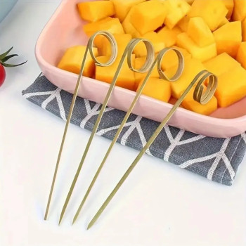 Yuvarlak Bambu Kürdan 12 cm 100 Adet