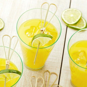 Dekoratif Bambu Kalpli Kürdan 12 cm -100 Adet